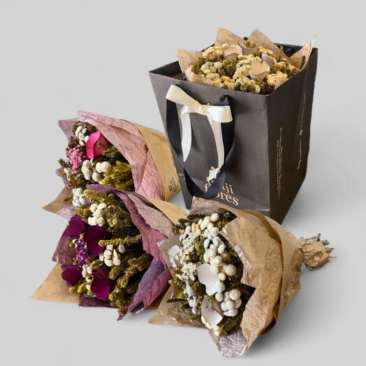 Bouquet de Flores Secas Color M