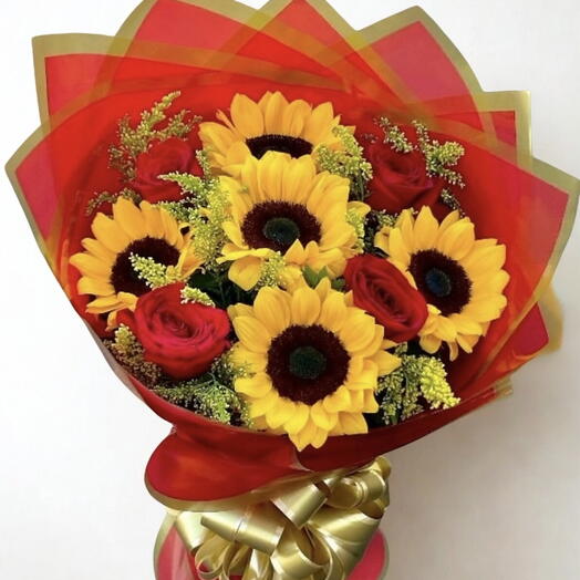 Buquê Encanto de Girassol