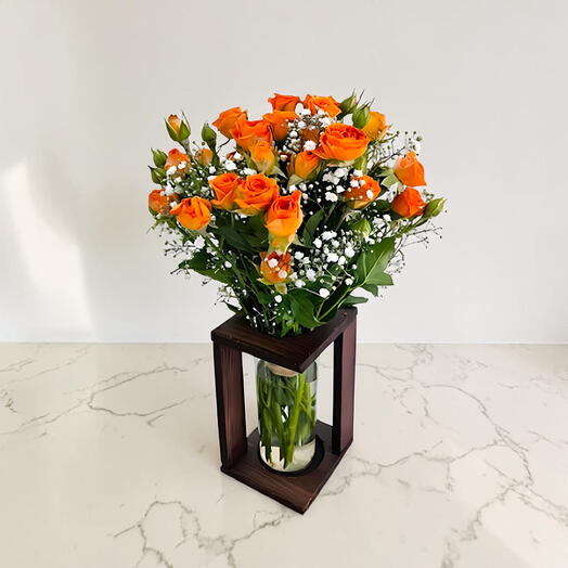 Wood Rosa Spray Laranja