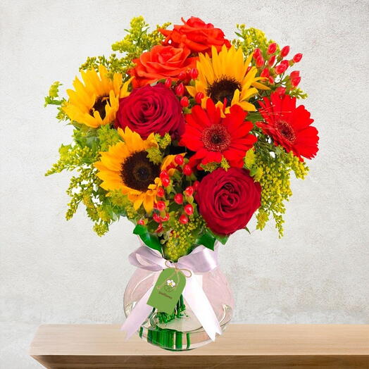 Buquê Sorriso das Flores Luxo