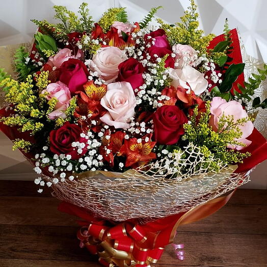 Buquê Duo 20 Rosas