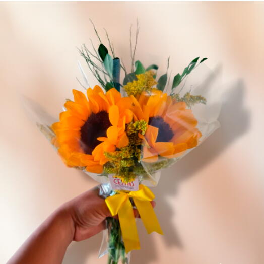 Buquê Casal de Girassois