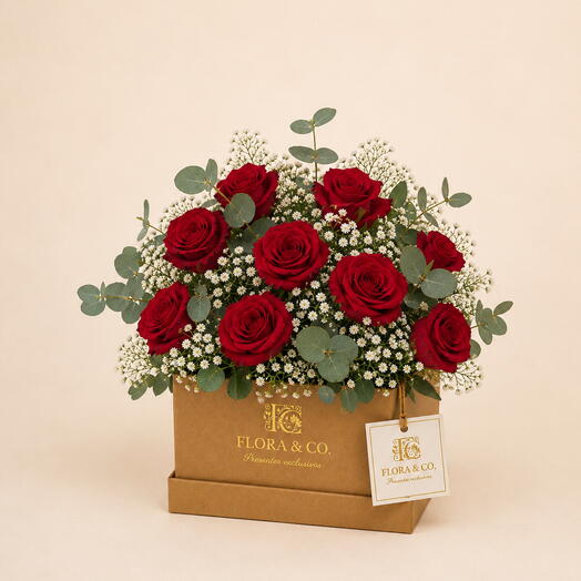 Arranjo de Rosas no Cachepo de MDF
