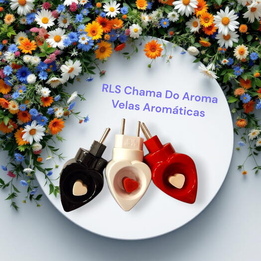 Kit Vermelho Difusor Coração 110/ 220v