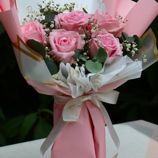 Buquê de 5 rosas