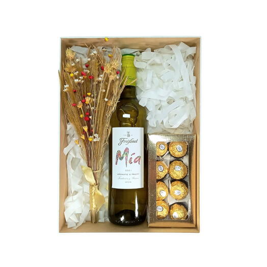 Vinho Branco Mia e Chocolate