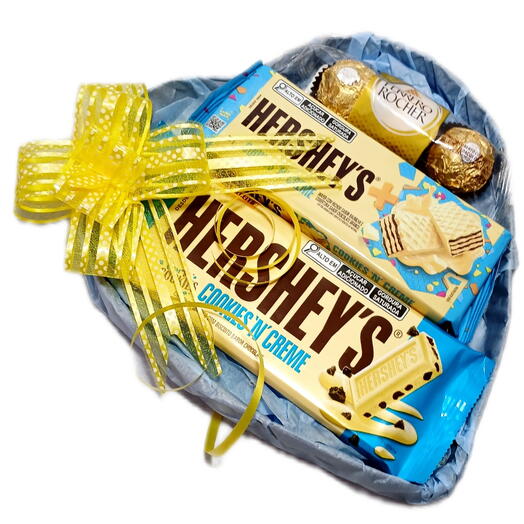 Kit  Hershey Branco e Ferrero Rocher