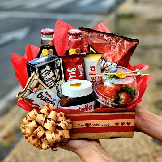 Box Mdf Nutella com Morango