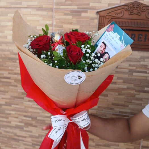 BUQUÊ + FERRERO + FOTO