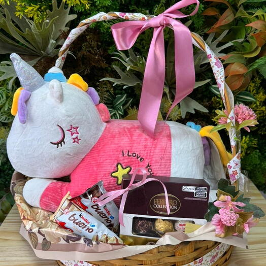 Cesta Unicornio