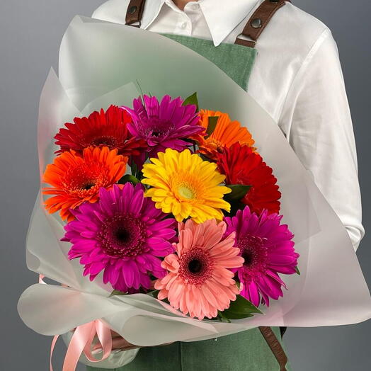 Buquê de 10 gerberas