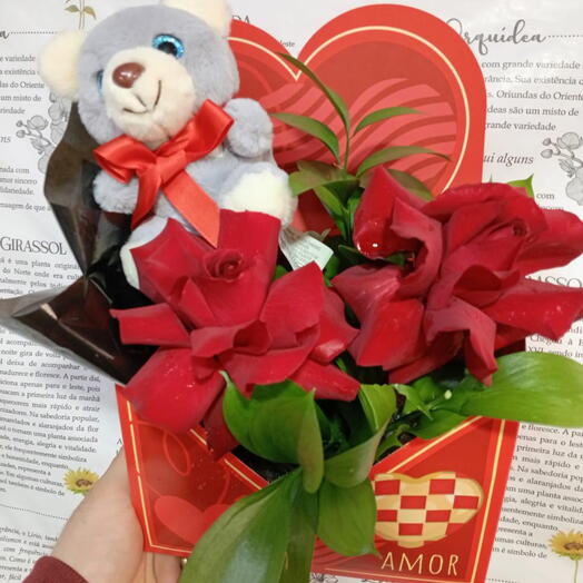 Flores em Caixa