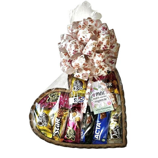 Coração Choco Dia das Mães