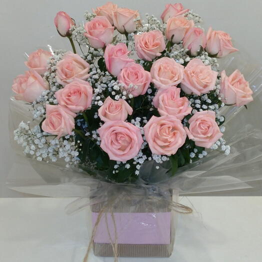Arranjo com rosas