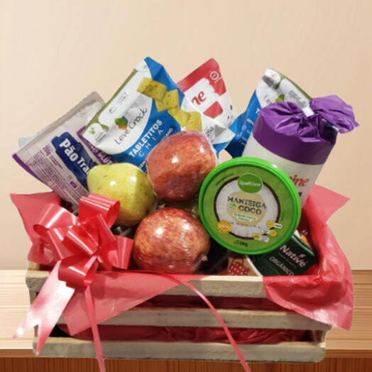 Cesta de Cafe da Manhã - Vegana