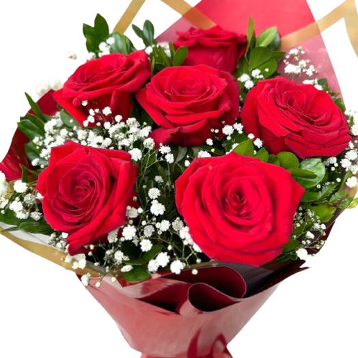 Buquê 6 Rosas
