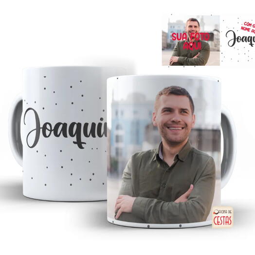 Caneca em Porcelana -Personalizada