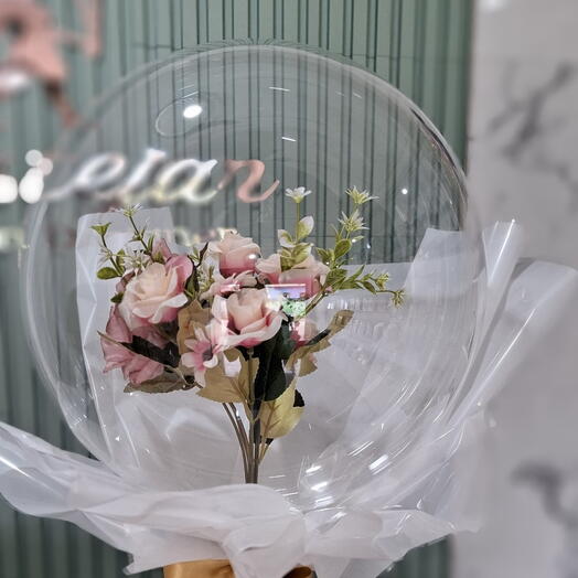 BUQUÊ de Flores no Balão