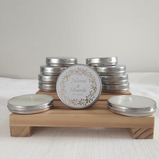 Vela Aromatica Personalizada Lembrancinha 20G