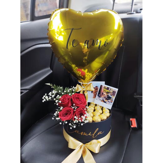 Box Rosas e Chocolates