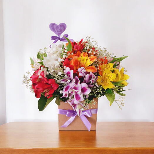 Arranjo Misto de Alstroemeria