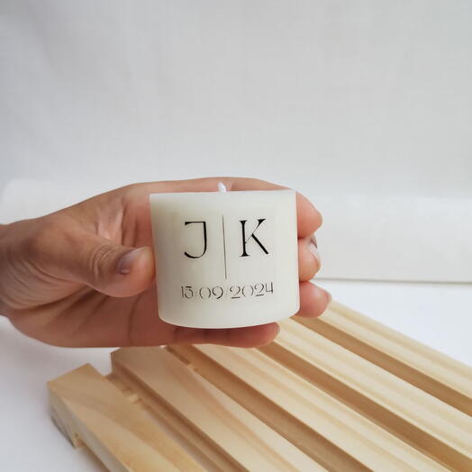 Vela Aromatica Personalizada Lembrancinha Pilar 70G