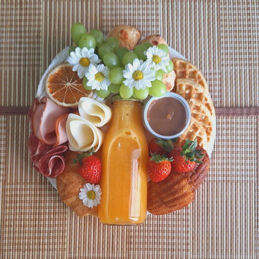 Tabua de cafe da manhã individual