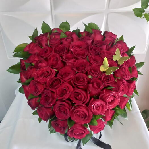 Coração de rosas BIG LOVE