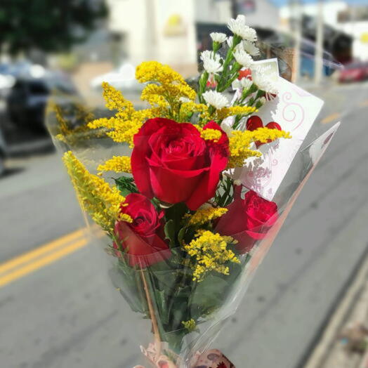 Buquê 3 Rosas