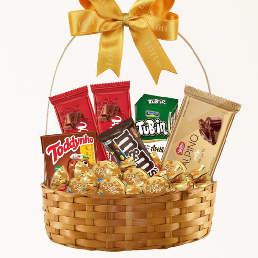 Cesta Paixão por Chocolates