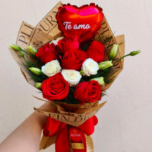 Buquê de Rosas - Amo Amar Você