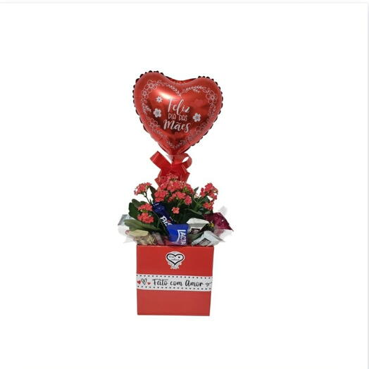 Cachepot chocolates com amor