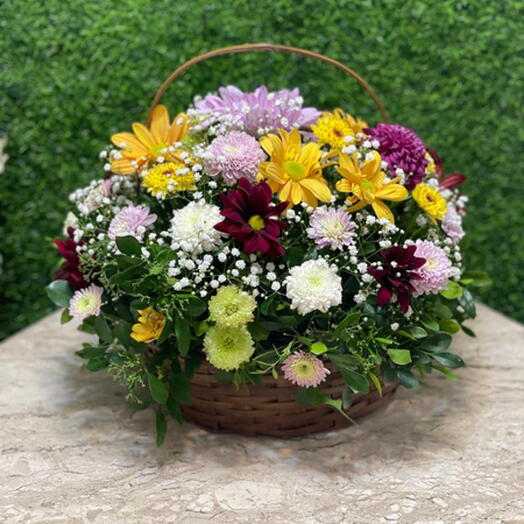 Cesta Coração Campestre