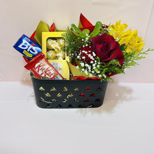 Cesta com Flores