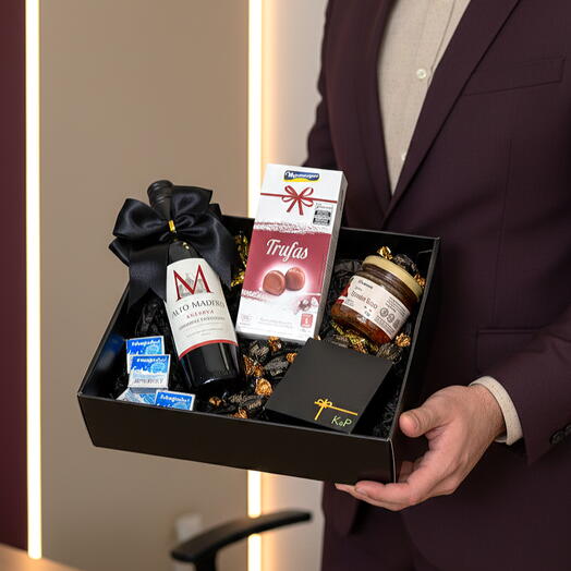 Cesta de Presente Gourmet Brinde e Conexão