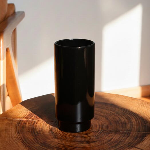 Vaso de Cerâmica Alto Preto