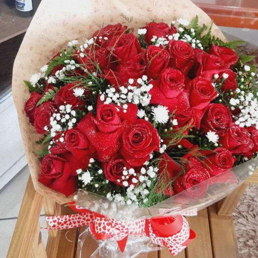 Buquê Luxo 30 Rosas
