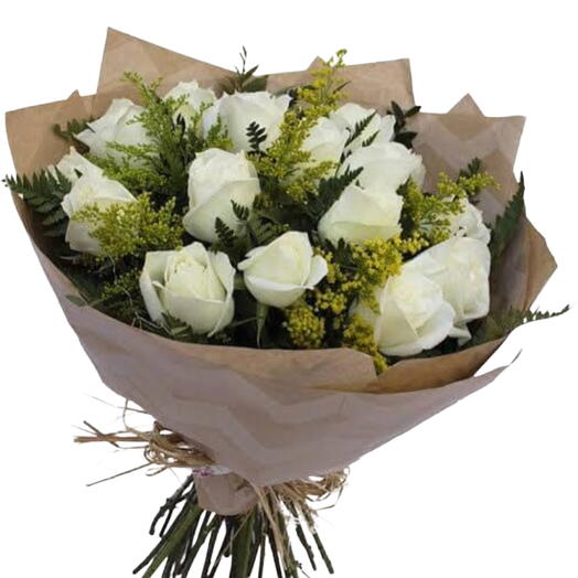 Buquê Rosas Brancas