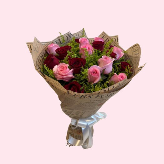 Buquê de 25 botões de rosa