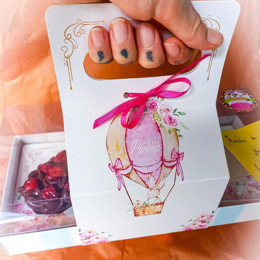 Metadinhas recheadas de ovos de Pascoa