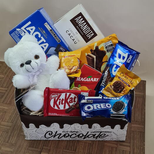Cesta 4 Chocolates 🍫 🍫 🍫 🍫
