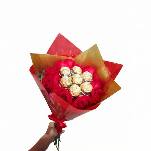 Buquê Rosas   Chocolate