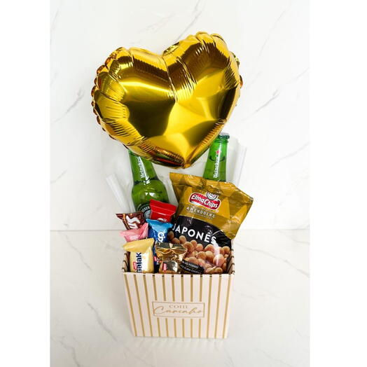 Cesta Petisco com Chocolate