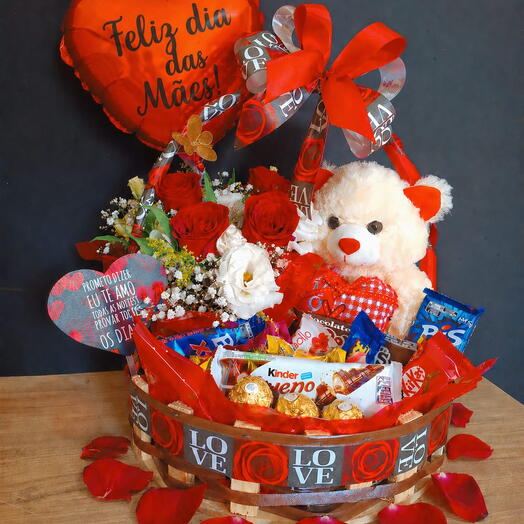Cesta de Chocolate Premium - Essência de Mãe