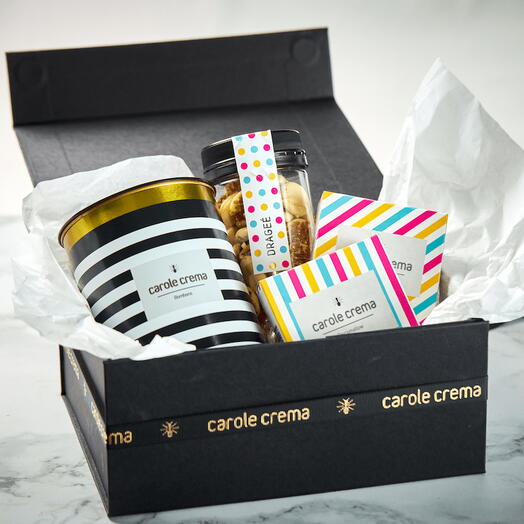 Cesta de Chocolate Amizade Colorida