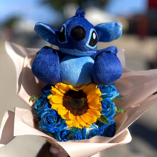 Buquê Stitch Azul