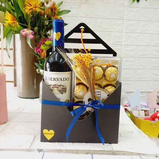 Vinho com Ferrero