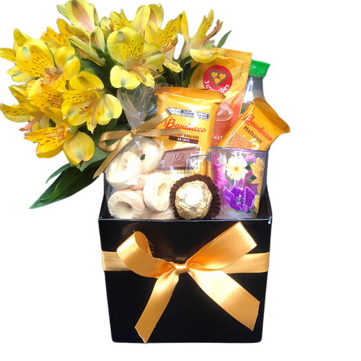 Kit Mini Cafe Mimo com Flores