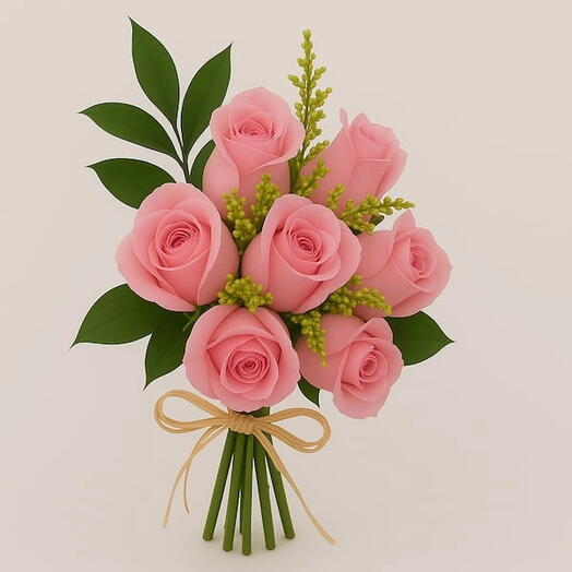7 Rosas Rosadas