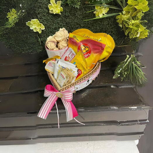 Cesta Meu coração e seu